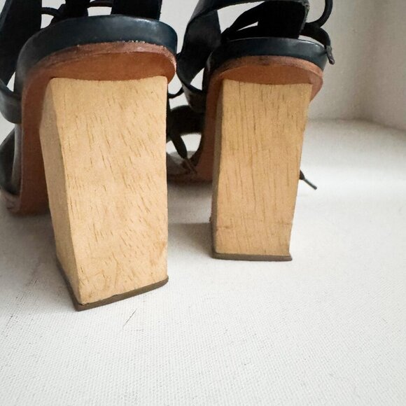 Rachel Comey Melrose Sandals w Wood Heel  7 - Picture 3 of 8